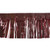 15" x 10' Maroon Brown Christmas Fringe Party Streamer - IMAGE 1