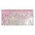 15" x 10' Pink and White Christmas Fringe Party Streamer - IMAGE 1