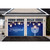 7' x 8' Blue and White Hanukkah Menorah Split Car Garage Door Banner - IMAGE 3