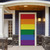 80" x 36" Yellow and Red Outdoor Pride LGBT Garage Front Door Banner - IMAGE 2