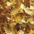 15' Gold Contemporary Floral Sheeting Party Streamers - IMAGE 2