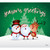 7' x 8' Green and White "Seasons Greetings" Single Car Garage Door Banner - IMAGE 1