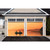 7' x 8' Orange and Black Fishing Boat Sunset Split Car Garage Door Banner - IMAGE 3