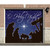 7' x 8' Navy Blue and Black "Holy Night" Single Car Garage Door Banner - IMAGE 2