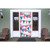 80" x 36" Red and Blue Outdoor Patriotic Pennants Front Door Banner - IMAGE 2
