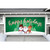 7' x 16' Green and White "Happy Holidays" Double Car Garage Door Banner - IMAGE 2