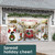 Santa's Merry Christmas Reindeer Barn Double Car Garage Door Banner - 7' x 16' - IMAGE 5