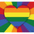 LGBTQ Pride Love Heart Single Car Garage Door Banner - 7' x 8' - IMAGE 1