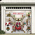 7' x 8' White and Red Santa's Reindeer Single Car Garage Door Banner - IMAGE 2