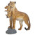 34" Mama Lioness with Her Baby Cub Outdoor Garden statue - IMAGE 1