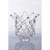 12" Clear Crown Shaped Handblown Glass Tabletop Vase - IMAGE 1