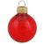 40ct Clear Red Glass Ball Christmas Ornaments 1.5" (40mm) - IMAGE 1