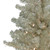 Metallic Platinum Artificial Tinsel Christmas Tree - 7 ft Clear Lights - IMAGE 3