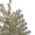 3' Metallic Platinum Artificial Tinsel Christmas Tree - Clear Lights - IMAGE 2