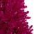 7' Metallic Dark Pink Artificial Tinsel  Christmas Tree - Unlit - IMAGE 3