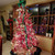 7' Metallic Red Tinsel Artificial Christmas Tree - Unlit - IMAGE 6