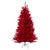 6' Metallic Red Tinsel Artificial Christmas Tree - Unlit - IMAGE 1