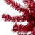 6' Metallic Red Tinsel Artificial Christmas Tree - Unlit - IMAGE 2