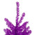Metallic Tinsel Artificial Christmas Tree - 4.5' - Purple - Unlit - IMAGE 3