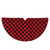 20" Red and Black Buffalo Plaid Mini Christmas Tree Skirt - IMAGE 2