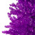 7' Metallic Purple Tinsel Artificial Christmas Tree - Unlit - IMAGE 4