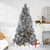 7.5' Pre-Lit Full Black Spruce Artificial Christmas Tree - Clear LED Lights - IMAGE 1