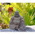 9.5" Sitting Buddha Outdoor Garden Statue - IMAGE 2
