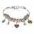 Ring Style Adjustable Snake Charm Bracelet - Silver - IMAGE 1