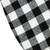 20" White and Black Buffalo Plaid Mini Christmas Tree Skirt - IMAGE 5