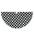 20" White and Black Buffalo Plaid Mini Christmas Tree Skirt - IMAGE 6