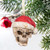 Skelly Claus Skeleton Christmas Ornament - 2.5" - IMAGE 2
