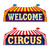 24 Pieces Multi-Color Circus Sign Party Cutouts 23.25” - IMAGE 1