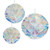 18-Pieces Iridescent Color Honeycomb Ceiling Balls 12” - IMAGE 1
