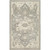 9' x 12' Beige and Gray Floral Hand Tufted Rectangular Area Throw Rug - IMAGE 1