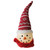 LED Lighted Santa Snowman Head Christmas Decoration - 11.75" - IMAGE 1