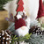 5.25" Red and Gray Gnome with Antlers Christmas Ornament - IMAGE 2