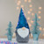 17" Gnome with Blue and Silver Flip Sequin Hat Christmas Decoration - IMAGE 2