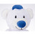 8.5" Blue and White 'Happy Hanukkah' Plush Hanukkah Dog Toy - IMAGE 2