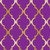 Moroccan Lattice Party Disposable Tablecloth – 108” – Purple and Gold – Pack of 12 - IMAGE 3