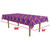 Moroccan Lattice Party Disposable Tablecloth – 108” – Purple and Gold – Pack of 12 - IMAGE 6