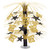 Black and Gold Happy New Year Cascade Centerpiece - 6ct - IMAGE 1