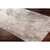 5'3" x 7'3" Distressed Finish Charcoal Black and Camel Brown Rectangular Area Rug - IMAGE 3