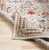 2' x 2.9' Brown and Red Floral Rectangular Area Throw Rug - IMAGE 4