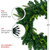 Real Touch™️ Pre-Lit Gunnison Pine Artificial Christmas Wreath - 48" - Clear Lights - IMAGE 4