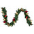 6' Red and Gold Ornaments and Pine Cone Artificial Christmas Garland- Unlit - IMAGE 1