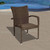 4-Piece Brown Bari Wicker Patio Armchair Set 35" - IMAGE 2