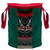 12” Red and Green Christmas Light Storage Organizer with Clear Window - IMAGE 1
