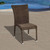 4-Piece Brown Bari Wicker Outdoor Patio Dining Chair Set 35" - IMAGE 2