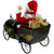 33" Santa Delivering Presents in a Black and Gold Vintage Car Christmas Decoration - IMAGE 5