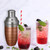 Copper Finished Ribbed Stainless Steel Martini Cocktail Shaker 17oz - IMAGE 3